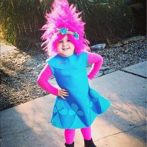 Poppy Halloween costume trolls 2T complete